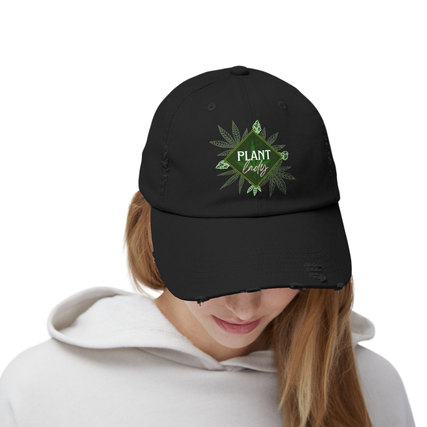 Plant Lady Distressed Cap