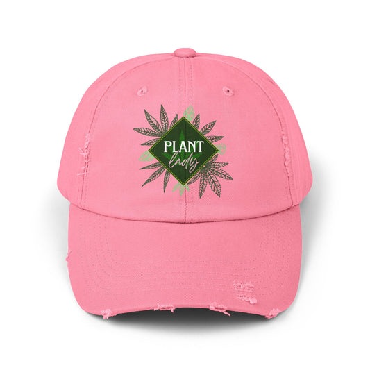 Plant Lady Distressed Cap