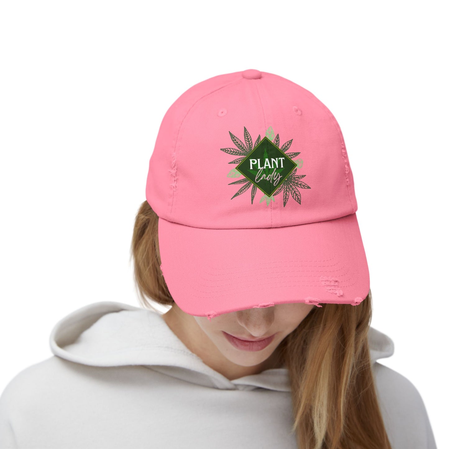 Plant Lady Distressed Cap